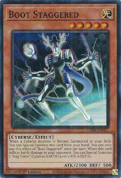 Boot Staggered (Super Rare) [CRBR-EN057-SuR]