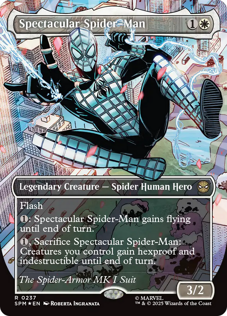 Spectacular Spider-Man - Borderless - Textured Foil - Full Art [SPM-237]