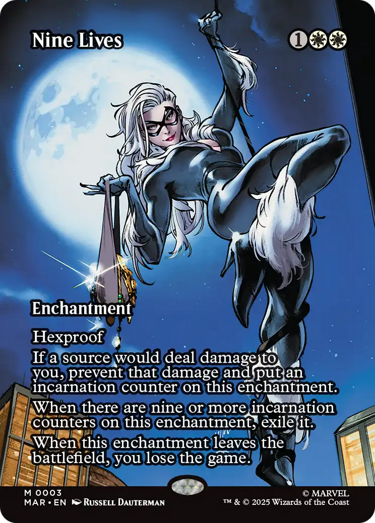 Nine Lives - Borderless - Full Art [MAR-3]