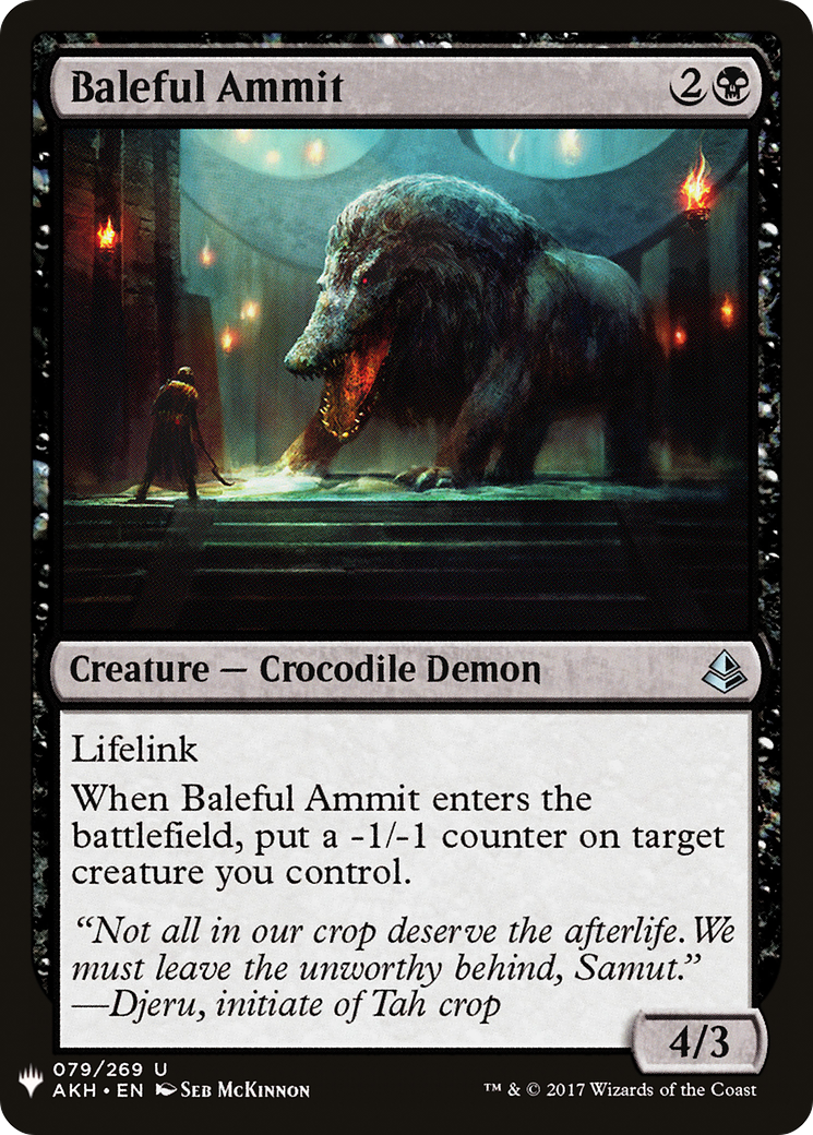 Baleful Ammit [PLST-AKH-79]