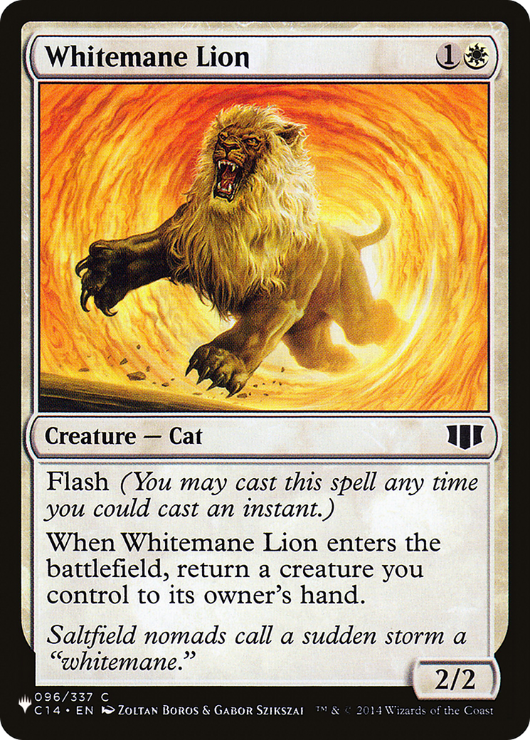 Whitemane Lion [PLST-C14-96]