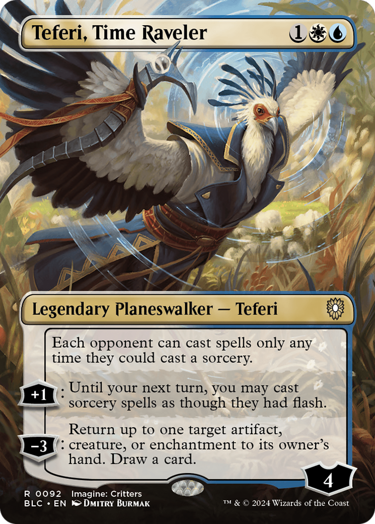Teferi, Time Raveler - Borderless [BLC-92]