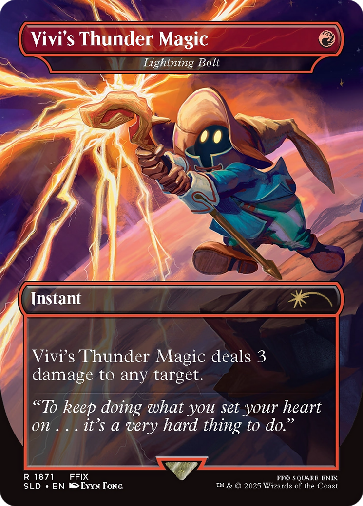 Lightning Bolt - Borderless - Full Art [SLD-1871]