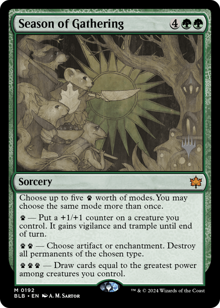 Season of Gathering - Promo Pack [PBLB-192p]