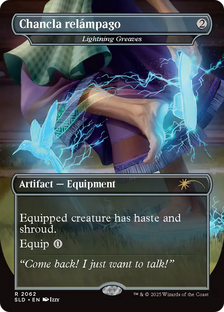 Lightning Greaves - Borderless - Full Art [SLD-2062]