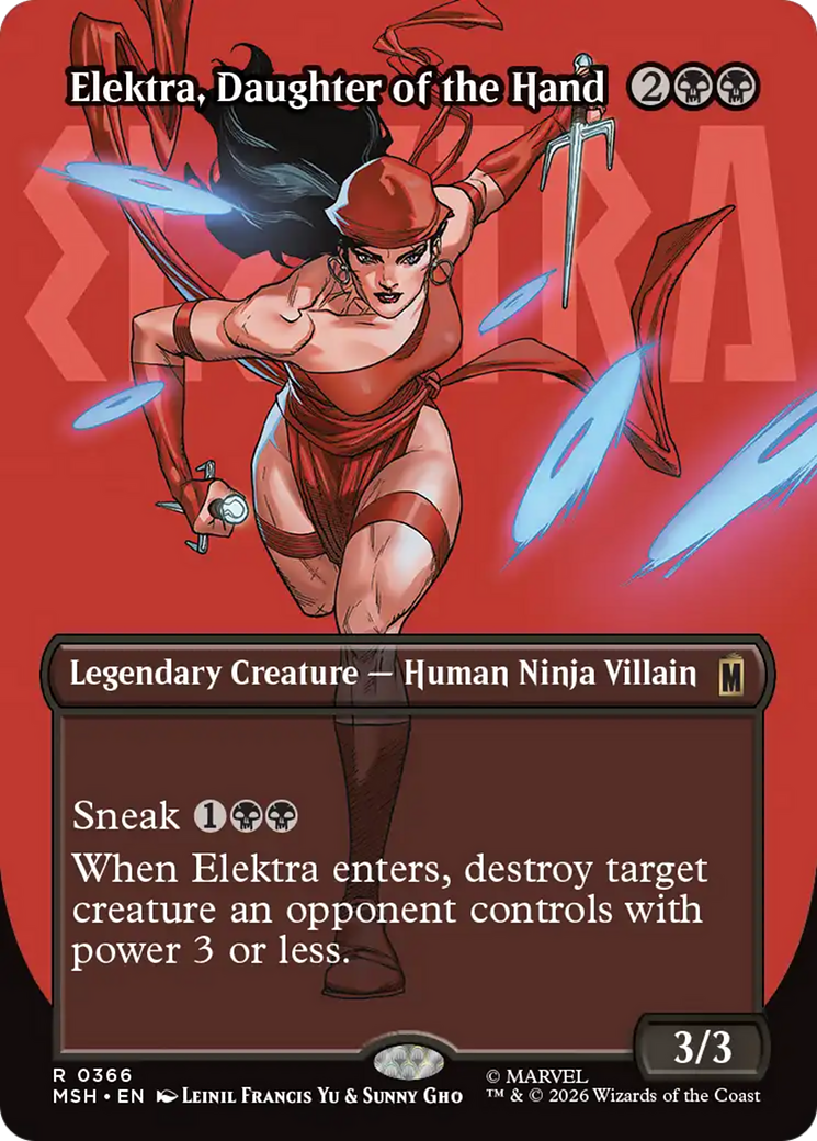 Elektra, Daughter of the Hand - Borderless [MSH-366]