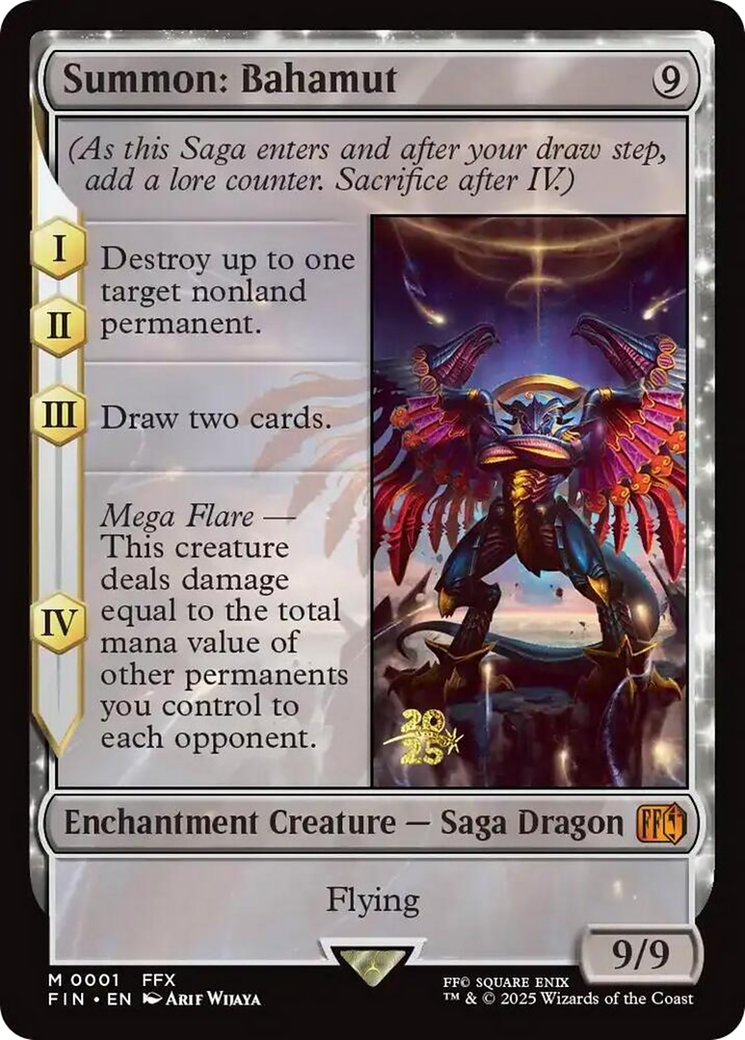 Summon: Bahamut - Prerelease Promo [PFIN-1s]