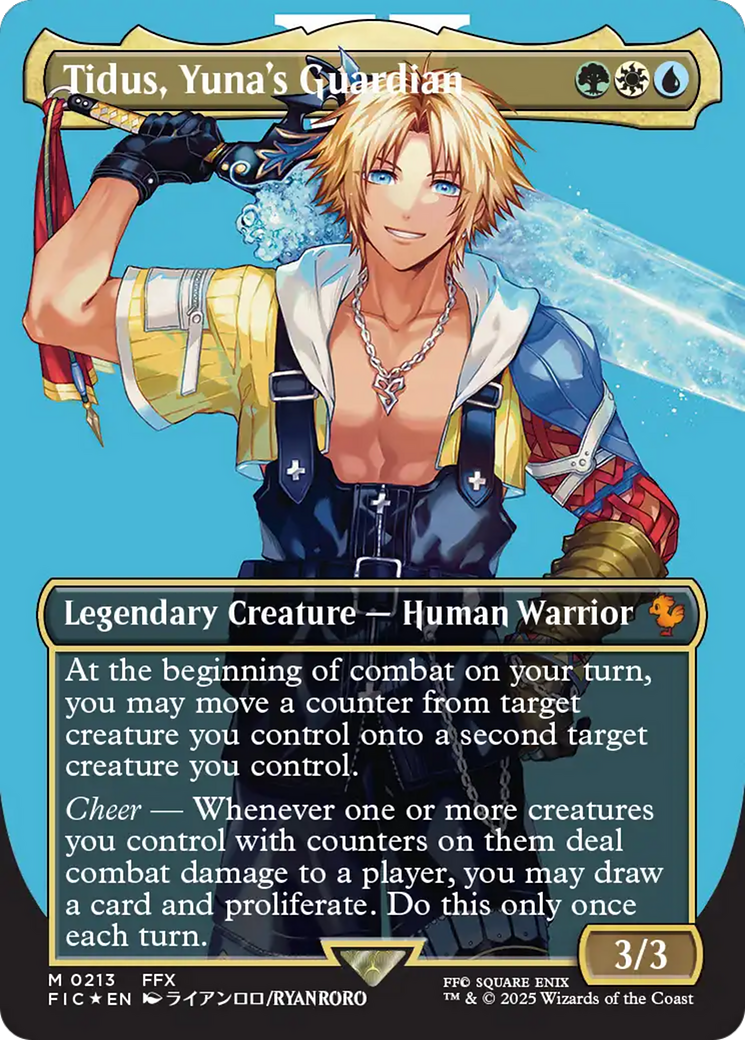 Tidus, Yuna's Guardian - Borderless - Surge Foil - Full Art [FIC-213]