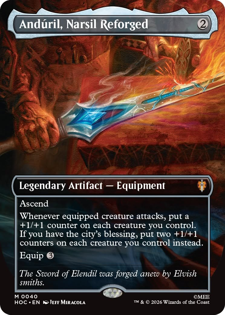 Andúril, Narsil Reforged [HOC-40]