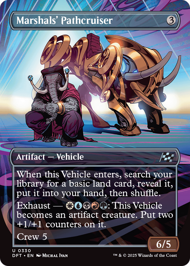 Marshals' Pathcruiser - Borderless - Full Art [DFT-330]