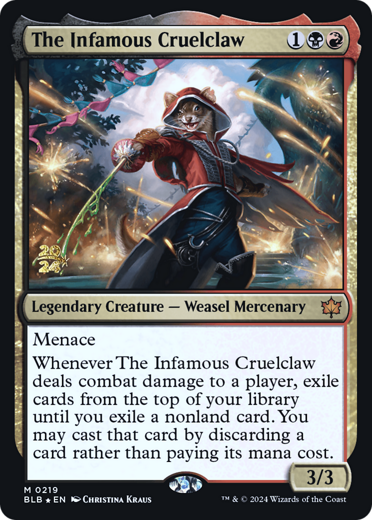 The Infamous Cruelclaw - Prerelease Promo [PBLB-219s]