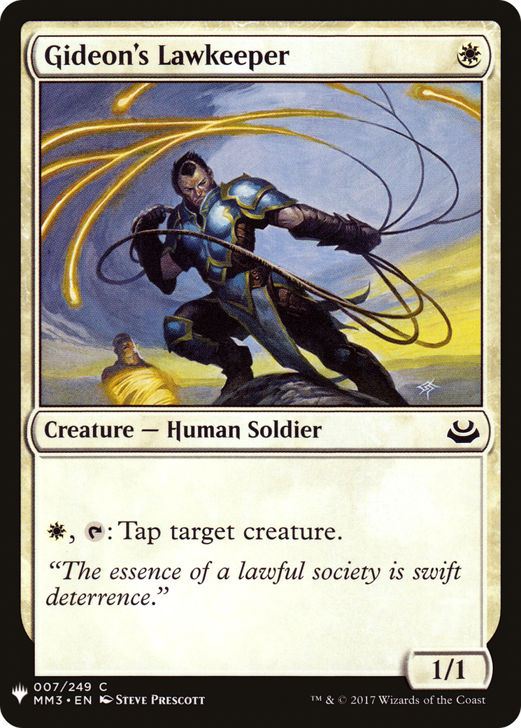 Gideon's Lawkeeper [PLST-MM3-7]