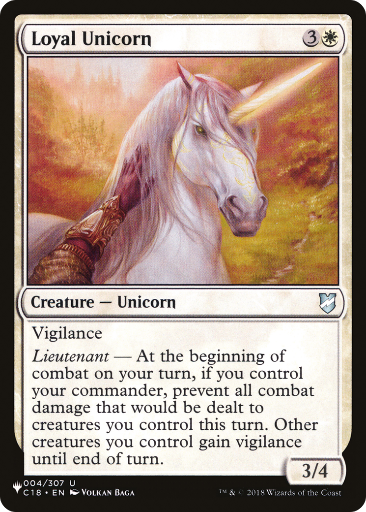 Loyal Unicorn [PLST-C18-4]
