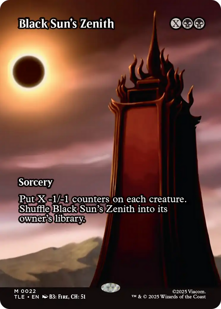 Black Sun's Zenith - Borderless - Full Art [TLE-22]