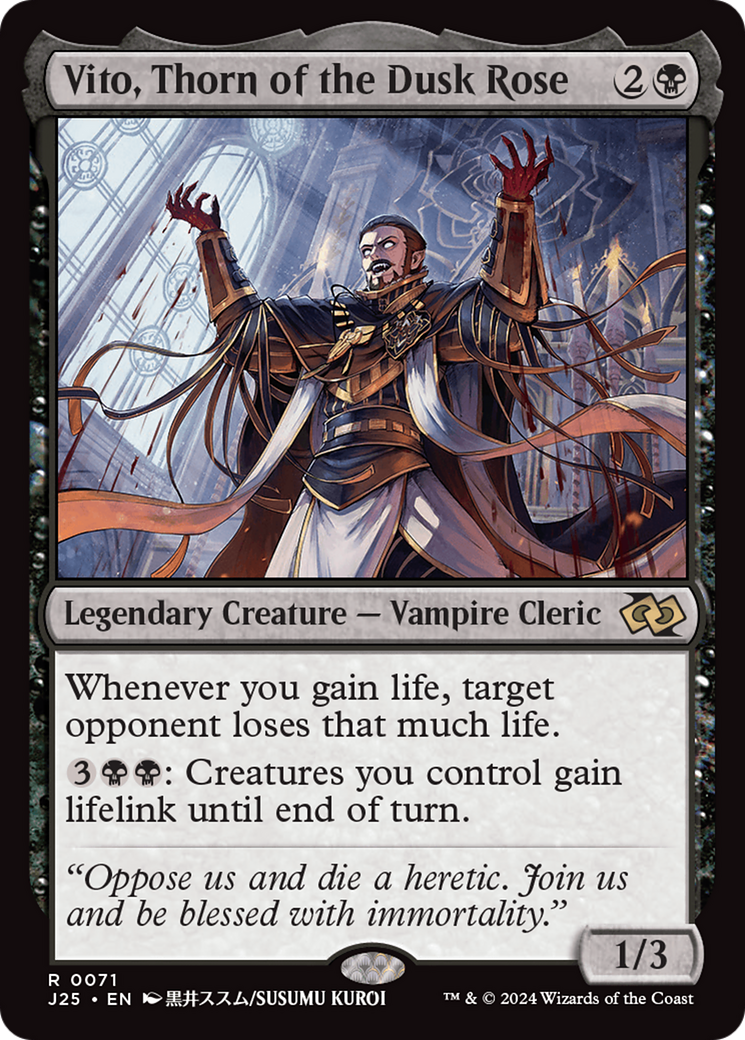 Vito, Thorn of the Dusk Rose [J25-71]