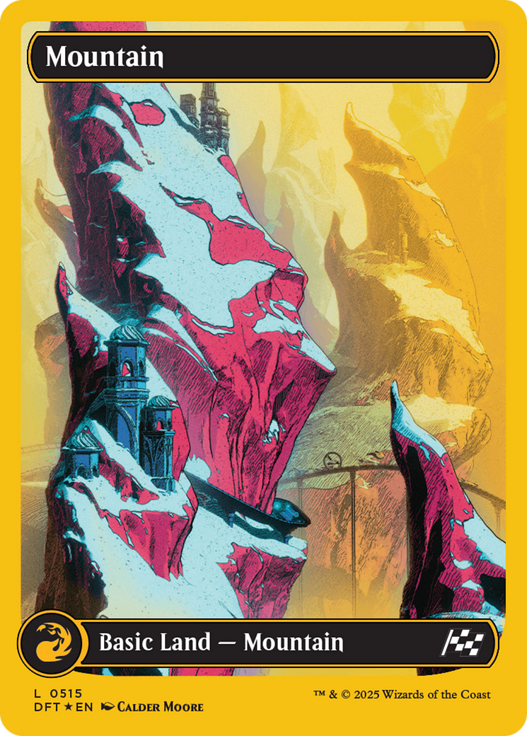 Mountain - First Place Foil - Full Art [DFT-515]