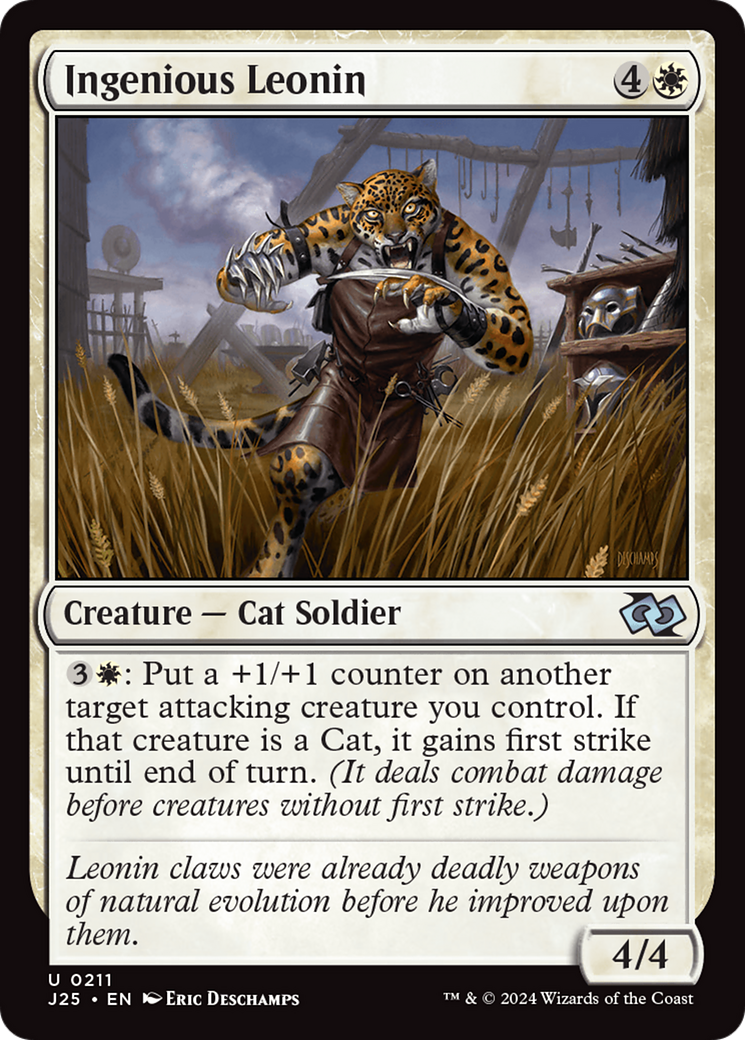 Ingenious Leonin [J25-211]