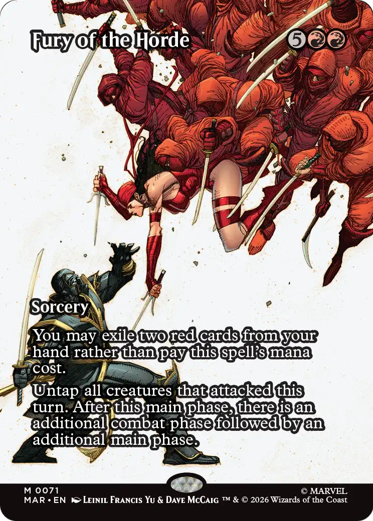Fury of the Horde - Borderless - Full Art [MAR-71]
