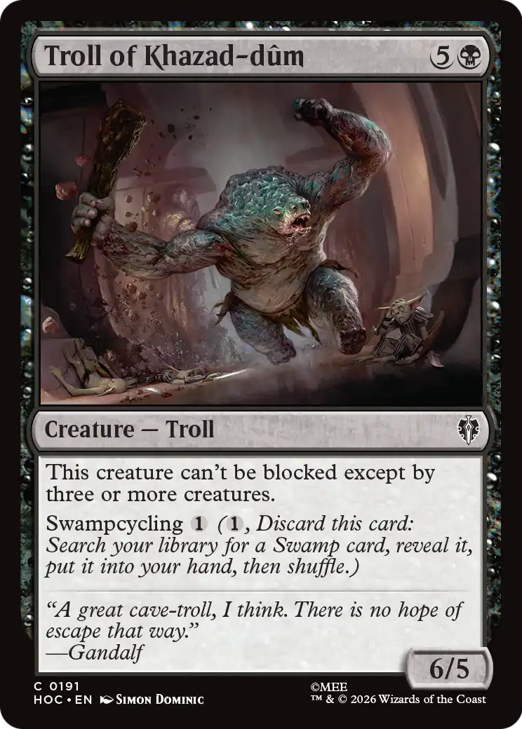 Troll of Khazad-dûm [HOC-191]
