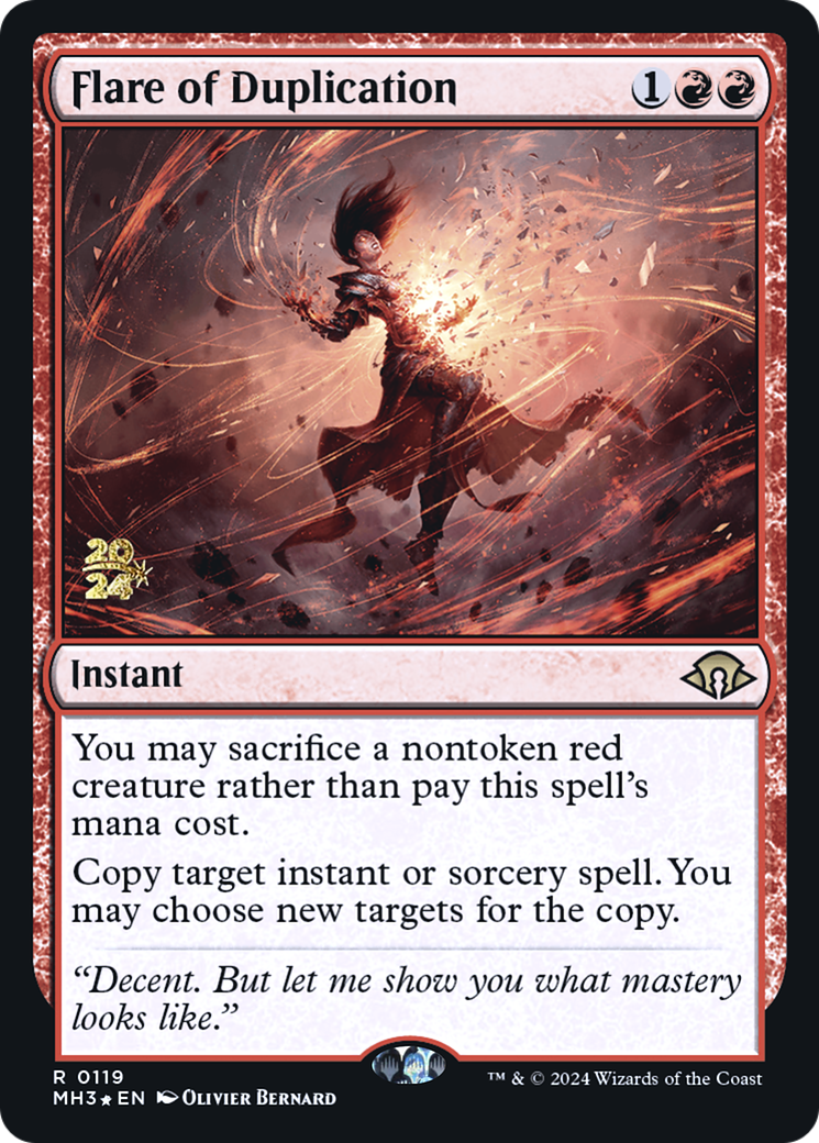 Flare of Duplication - Prerelease Promo [PMH3-119s]