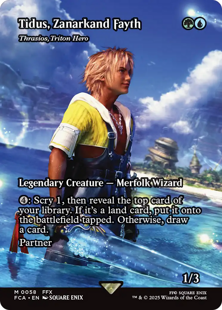 Thrasios, Triton Hero - Borderless - Full Art [FCA-58]