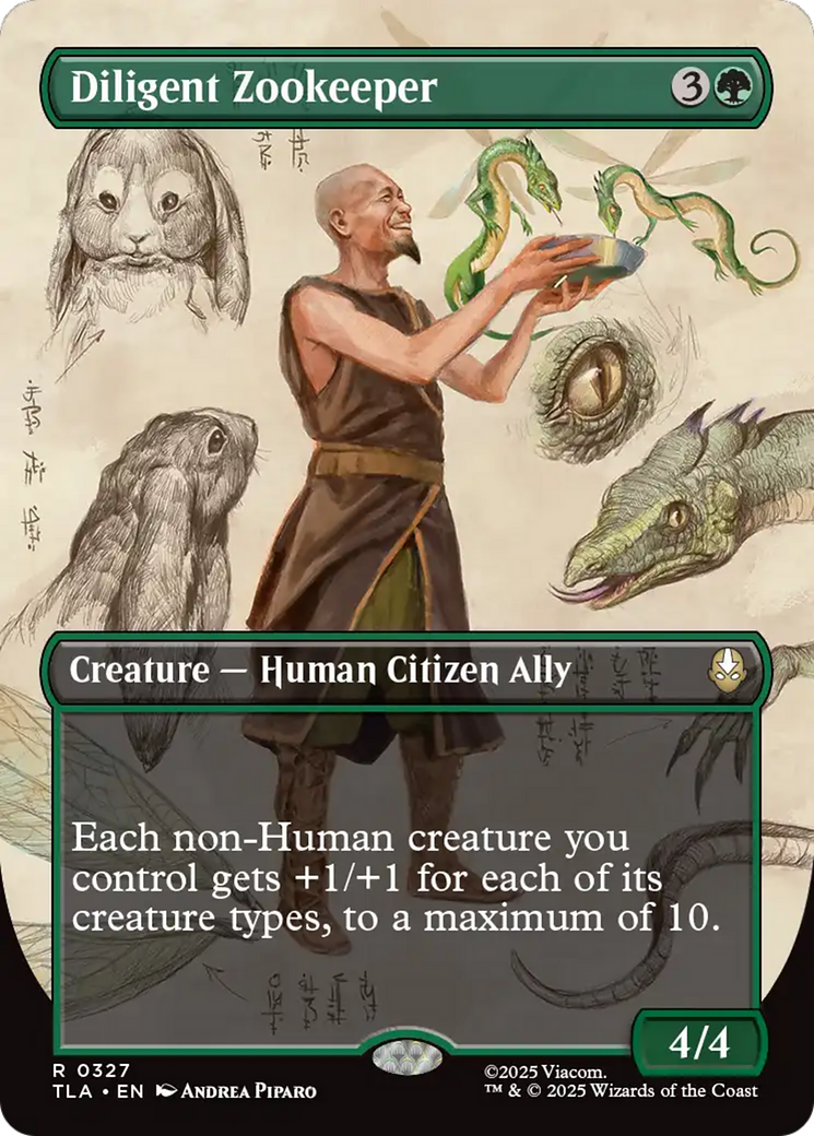 Diligent Zookeeper - Borderless - Full Art [TLA-327]