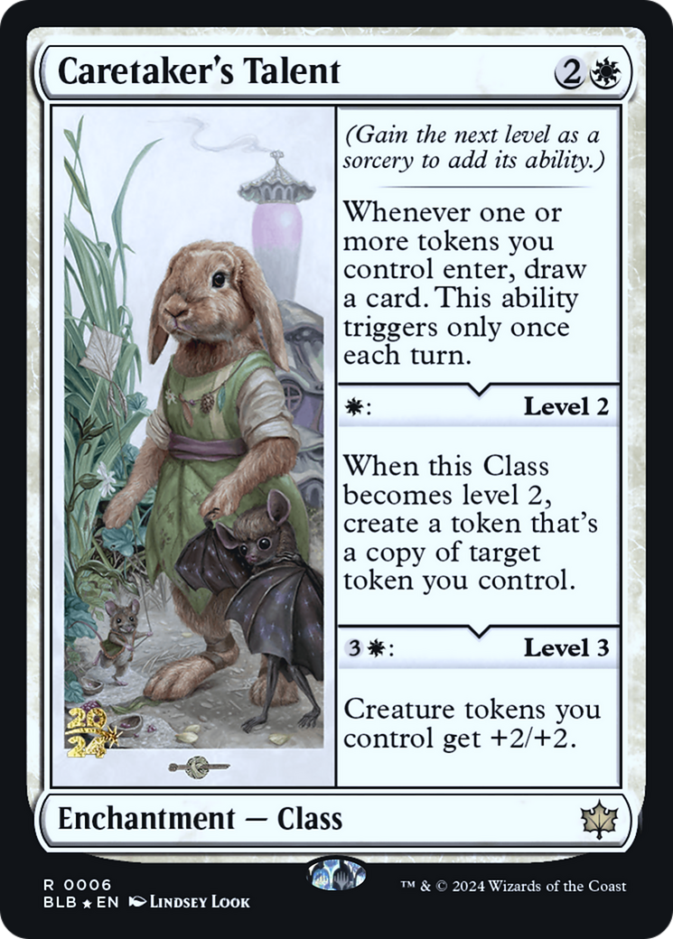 Caretaker's Talent - Prerelease Promo [PBLB-6s]