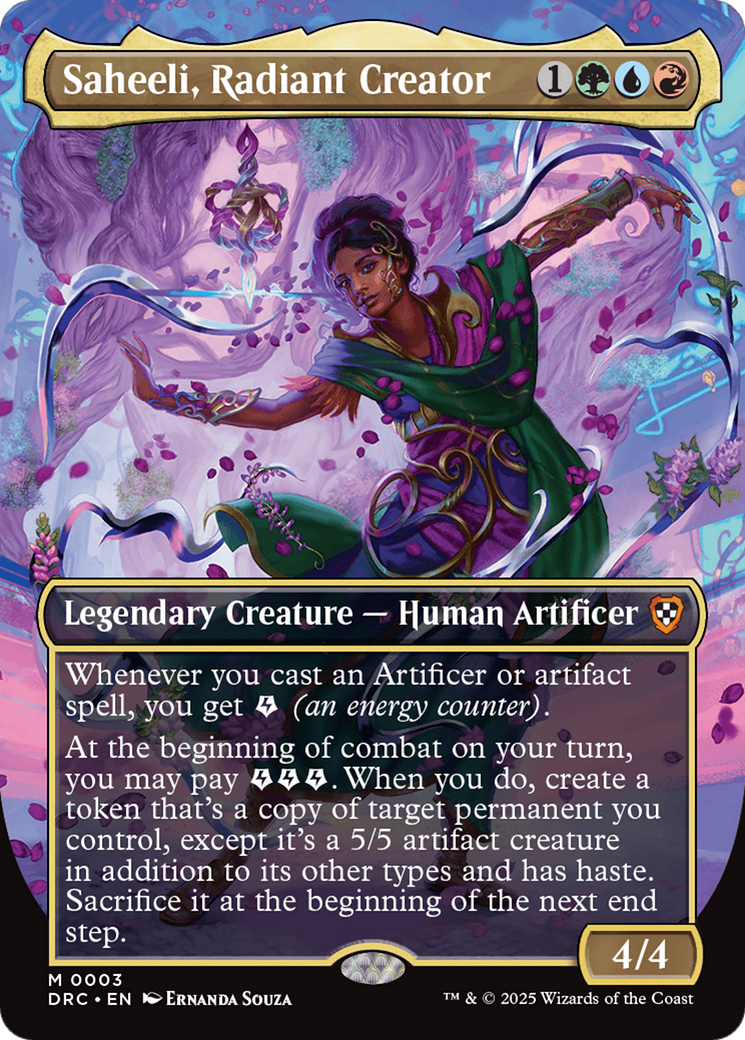 Saheeli, Radiant Creator - Borderless - Full Art [DRC-3]