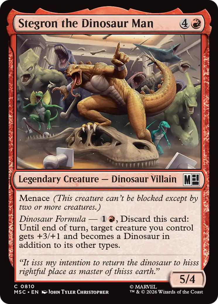 Stegron the Dinosaur Man [MSC-810]