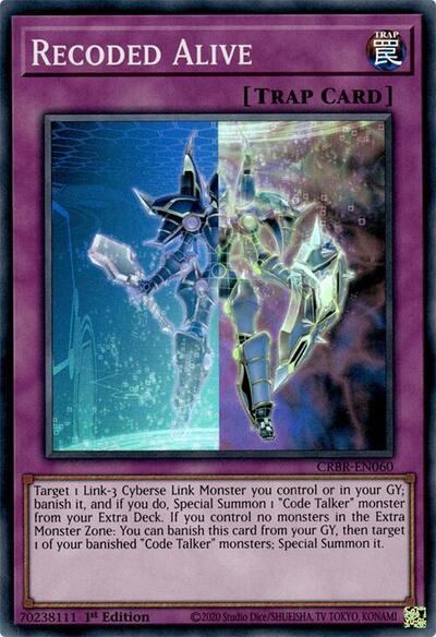 Recoded Alive (Super Rare) [CRBR-EN060-SuR]