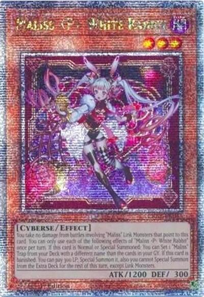 Maliss P White Rabbit (Quarter Century Secret Rare) [CRBR-EN015-QCSR]