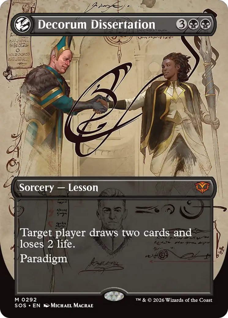 Decorum Dissertation - Borderless - Showcase - Full Art [SOS-292]