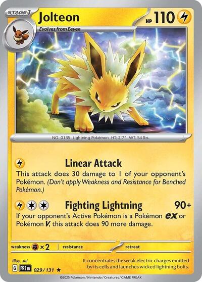 Jolteon - 029/131 (Rare) [PRE-029-R]
