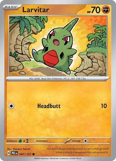 Larvitar - 047/131 (Common) [PRE-047-C]