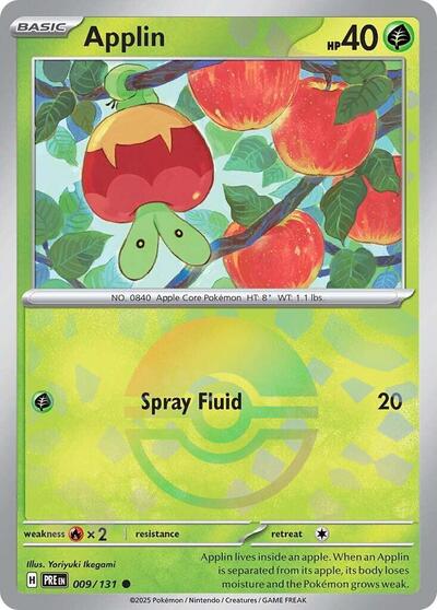 Applin (Poke Ball Pattern) - 009/132 (Common) [PRE-009-C]