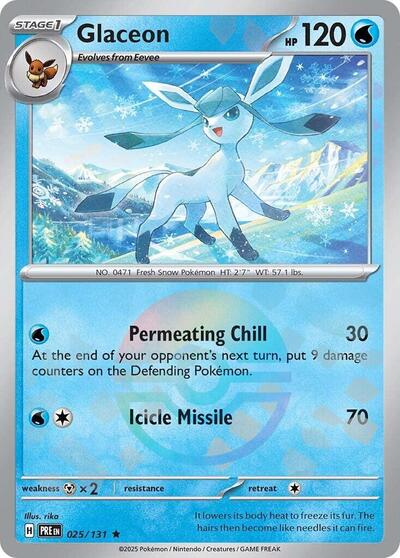 Glaceon (Poke Ball Pattern) - 025/131 (Rare) [PRE-025-R]