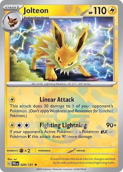 Jolteon (Poke Ball Pattern) - 029/131 (Rare) [PRE-029-R]