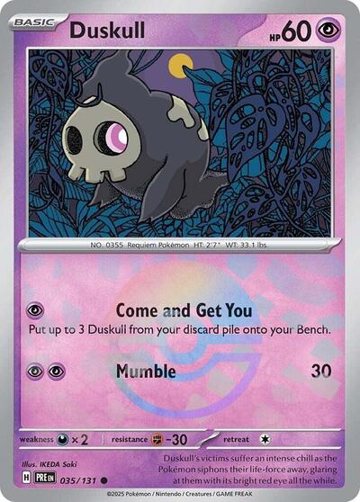 Duskull (Poke Ball Pattern) - 035/131 (Common) [PRE-035-C]