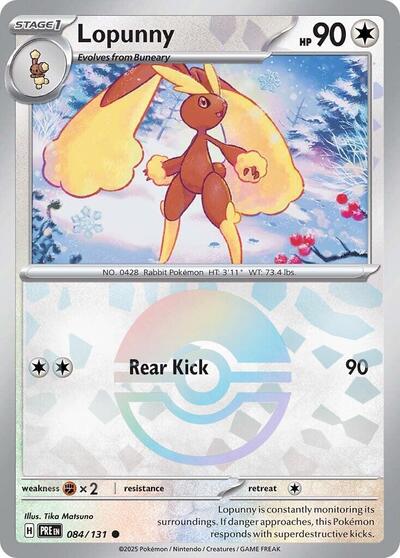 Lopunny (Poke Ball Pattern) - 084/131 (Common) [PRE-084-C]