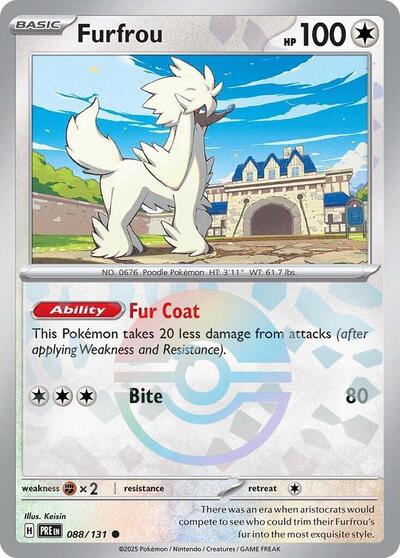 Furfrou (Poke Ball Pattern) - 088/131 (Common) [PRE-088-C]