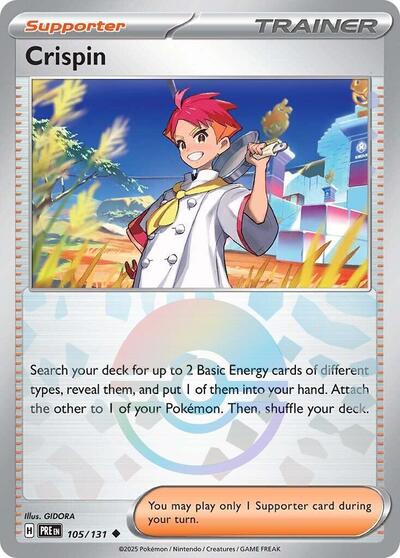 Crispin (Poke Ball Pattern) - 105/131 (Uncommon) [PRE-105-U]