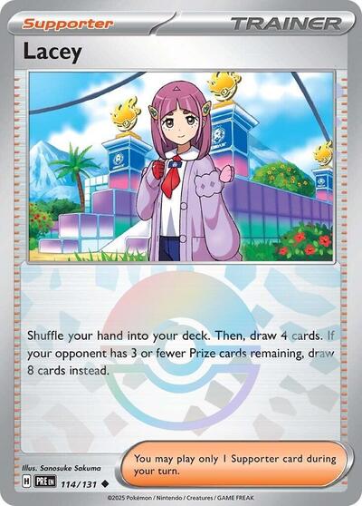 Lacey (Poke Ball Pattern) - 114/131 (Uncommon) [PRE-114-U]