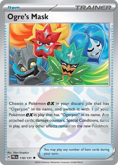 Ogre's Mask (Poke Ball Pattern) - 118/131 (Uncommon) [PRE-118-U]