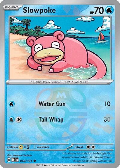 Slowpoke (Master Ball Pattern) - 018/131 (Common) [PRE-018-C]