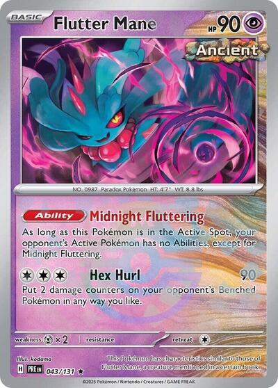 Flutter Mane (Master Ball Pattern) - 043/131 (Rare) [PRE-043-R]