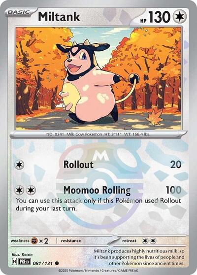 Miltank (Master Ball Pattern) - 081/131 (Common) [PRE-081-C]