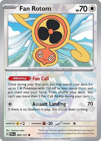 Fan Rotom (Master Ball Pattern) - 085/131 (Common) [PRE-085-C]