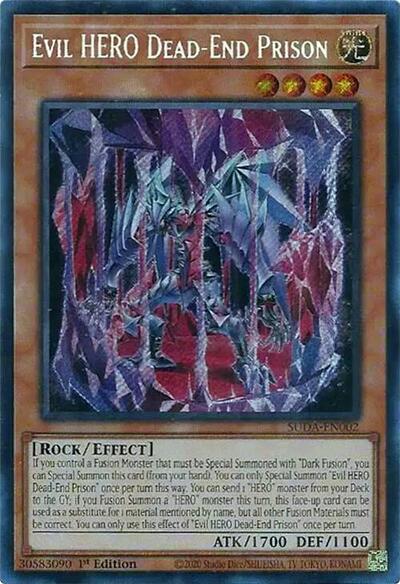 Evil HERO Dead-End Prison (Secret Rare) [SUDA-EN002-SeR]