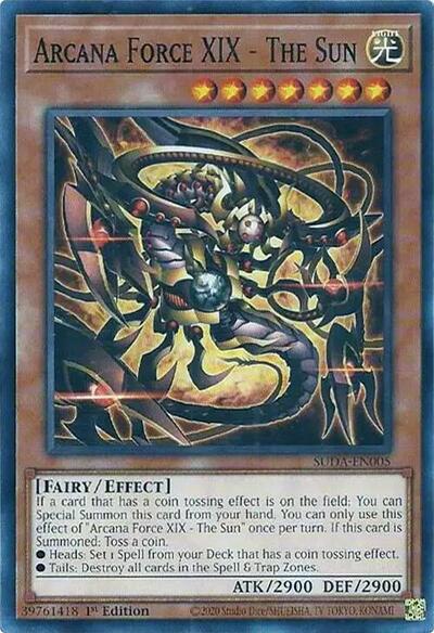Arcana Force XIX - The Sun (Common) [SUDA-EN005-C]