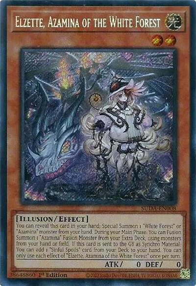 Elzette, Azamina of the White Forest (Secret Rare) [SUDA-EN008-SeR]